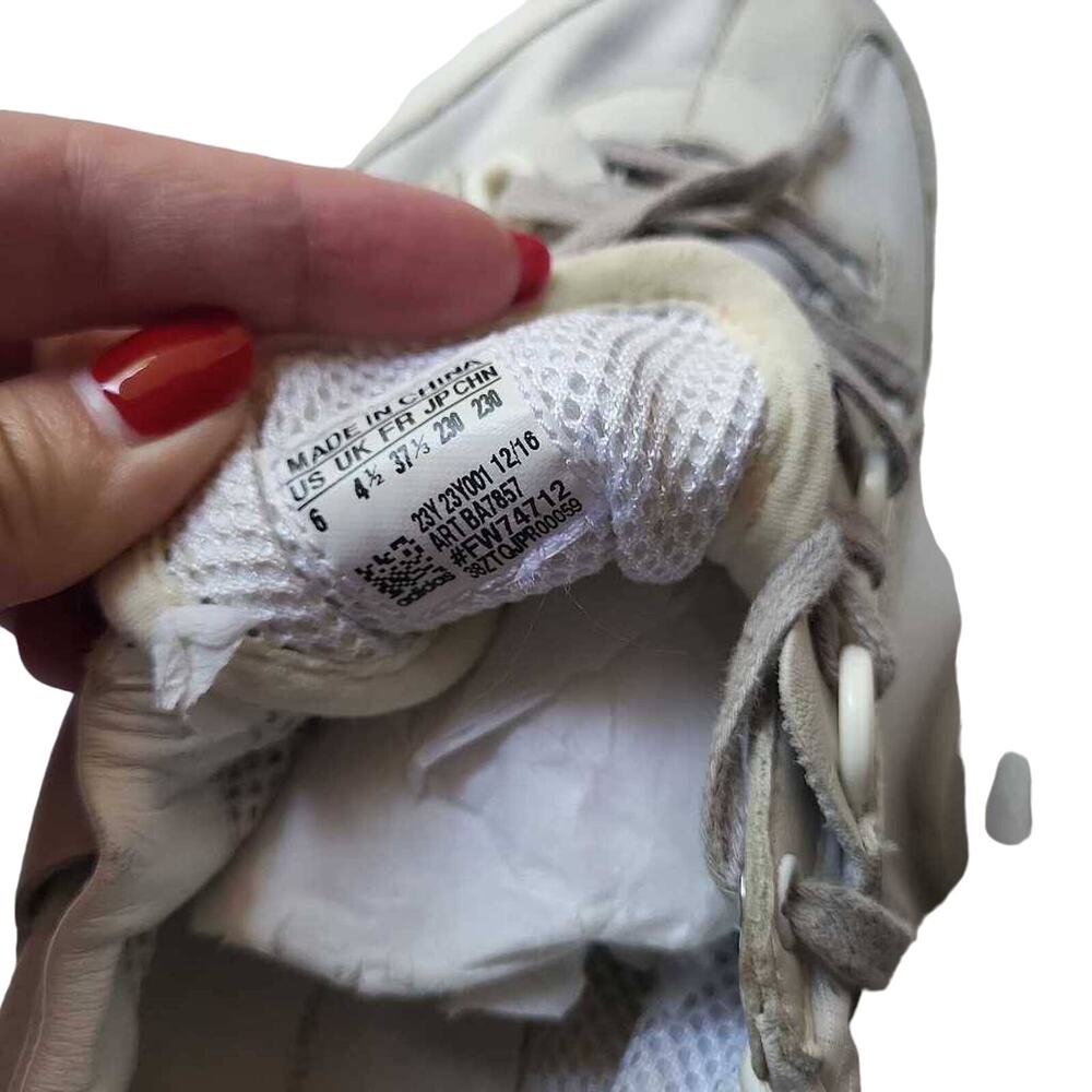 Adidas Y-3 Mens Sneakers Shoes Off White Mid Top Lace Up 2016 Athletic 6M - Picture 4 of 7